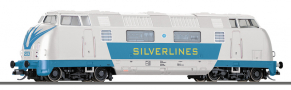 [Lokomotivy] &rarr;&nbsp;[Motorov�]&nbsp;&rarr;&nbsp;[V 200]&nbsp;&rarr;&nbsp;502797: dieselov� lokomotiva v barevn�m schematu „SILVERLINES“