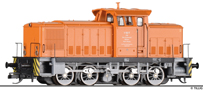 [Lokomotivy] → [Motorov] → [V 60] → 502603: dieselov vlekov lokomotiva oranov „VEB Teerverarbeitungswerk Rositz“