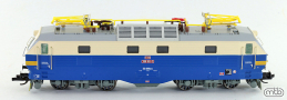 [Lokomotivy] &rarr;&nbsp;[Elektrick�]&nbsp;&rarr;&nbsp;[150/151]&nbsp;&rarr;&nbsp;CSD-350-011: elektrick� lokomotiva modr�-slonov� kost se �lut�m v�stra�n�m p�sem na �elech